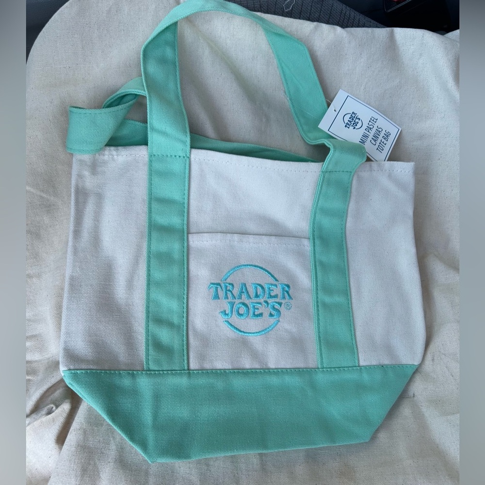 New Pastel Trader Joe’s mini tote